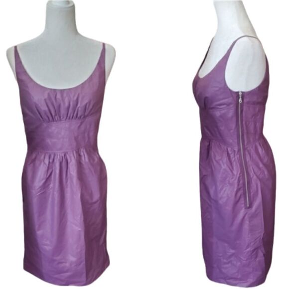 ARTHUR MENDONCA purple dress‎ side zip sleeveless 6 - Picture 1 of 7